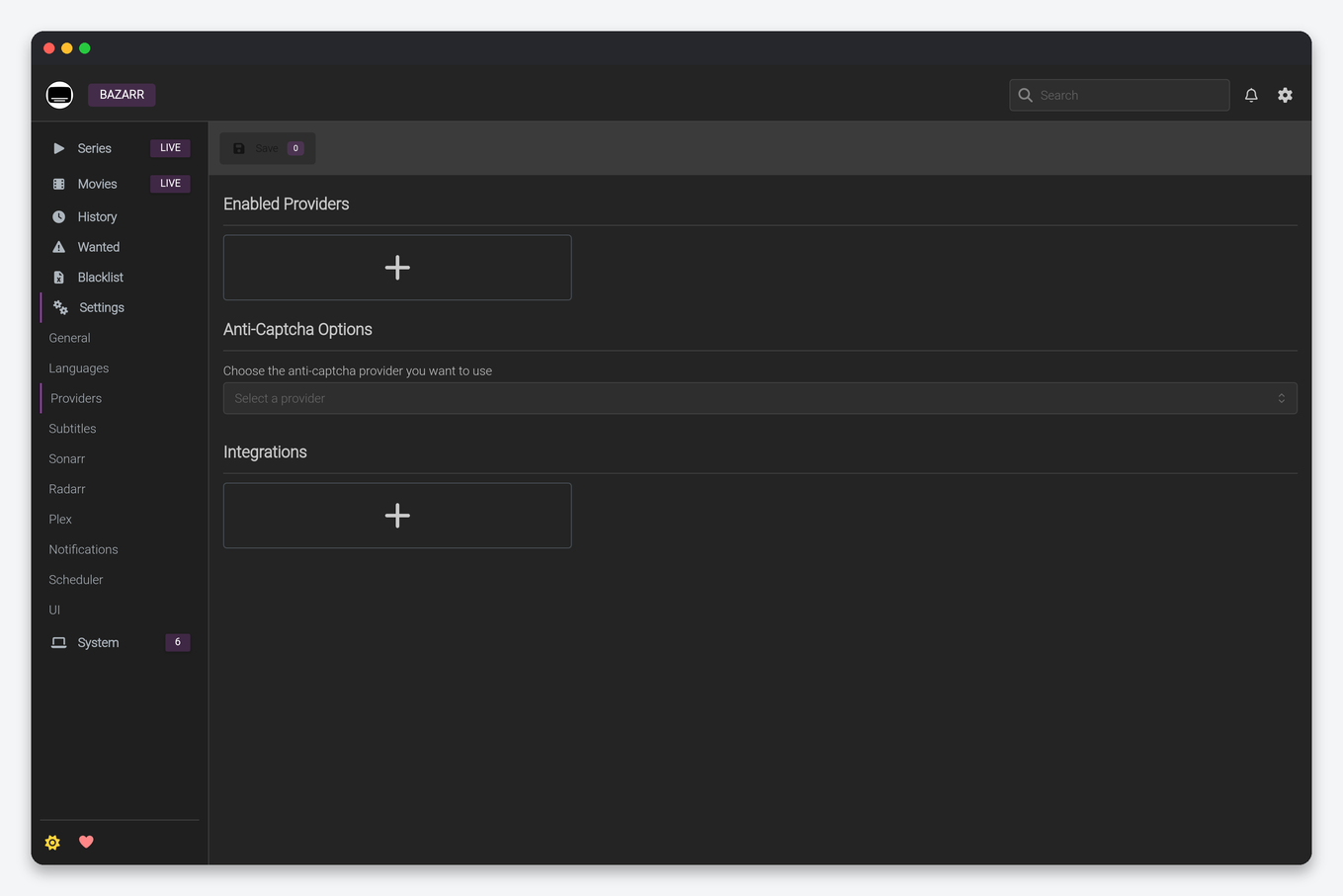 Bazarr Setup Guide: Automatic Subtitles for Your Seedbox 4 Bazarr Settings Providers page on a seedbox