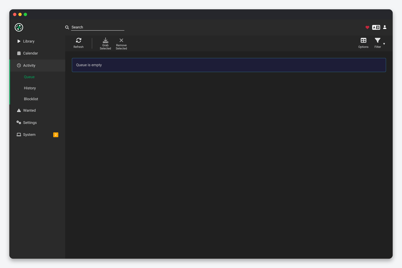 Lidarr Setup on a Seedbox 8 Lidarr Activity Queue on a seedbox
