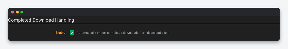 Lidarr Settings Explained: Every Option, Tuned for a Seedbox 10 Lidarr Completed Download Handling settings