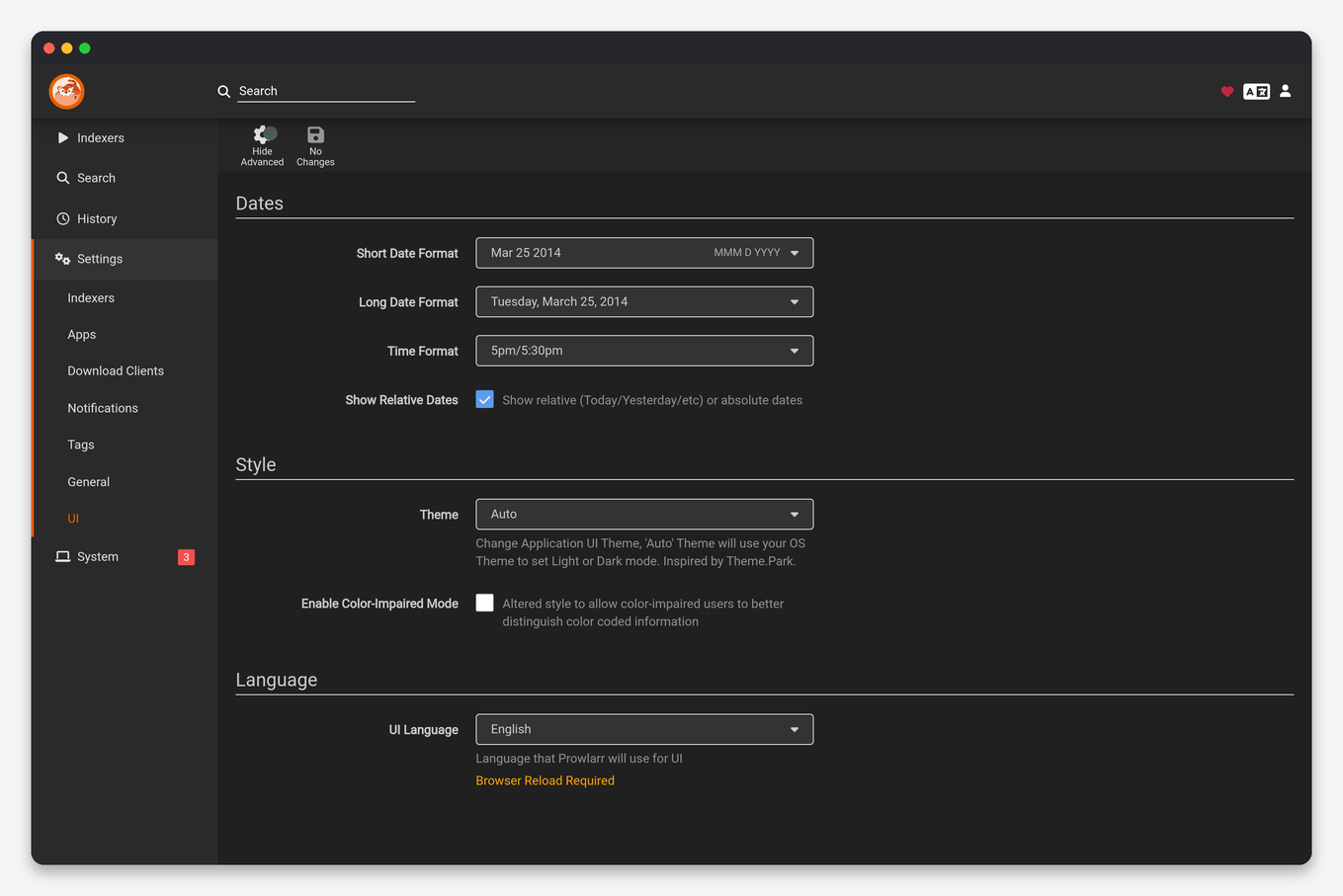 Prowlarr Settings Explained: Indexers, Apps, Sync Profiles and Limits 8 Prowlarr UI settings