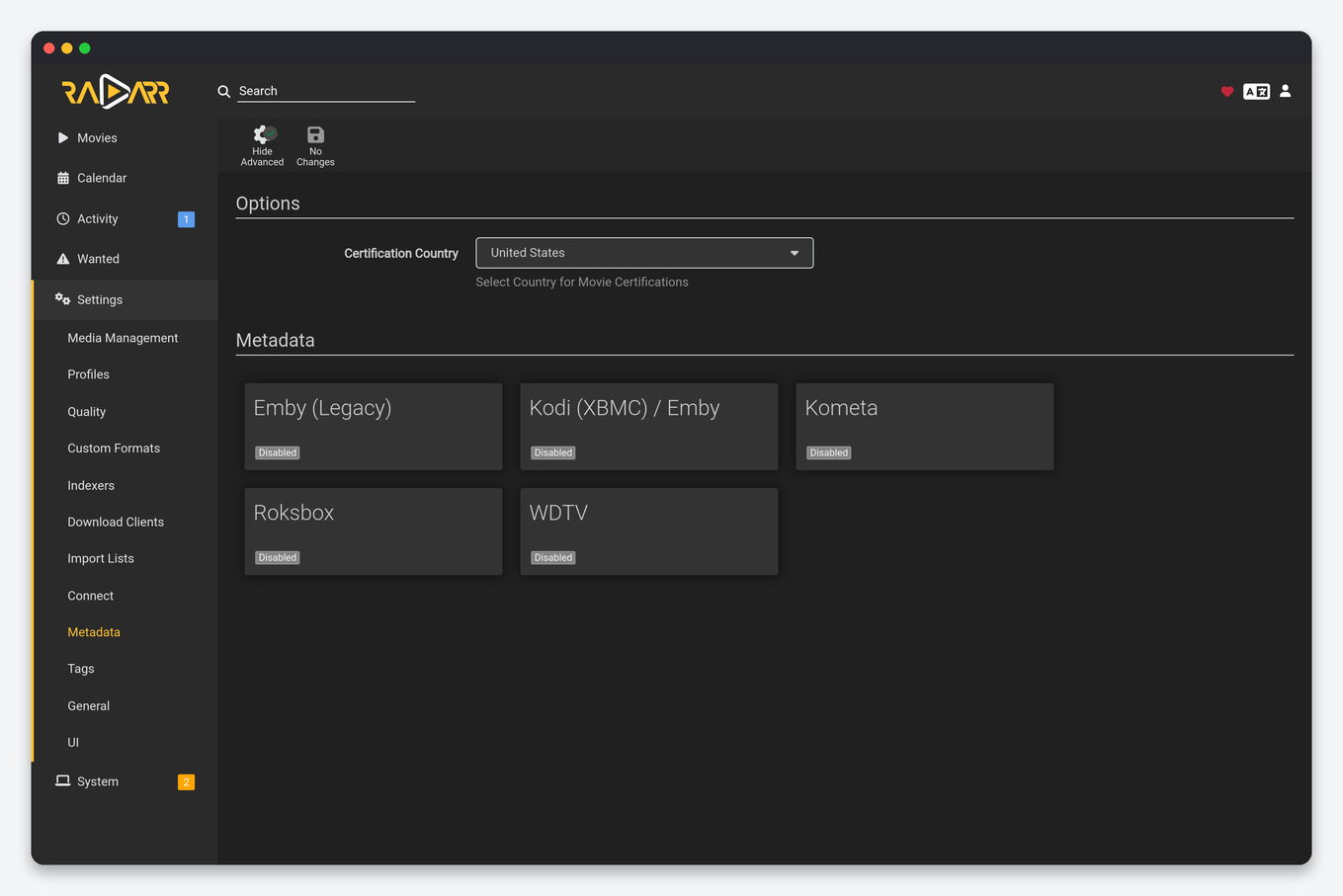 Radarr Settings Explained: Every Option, Tuned for a Seedbox 14 Radarr Metadata settings