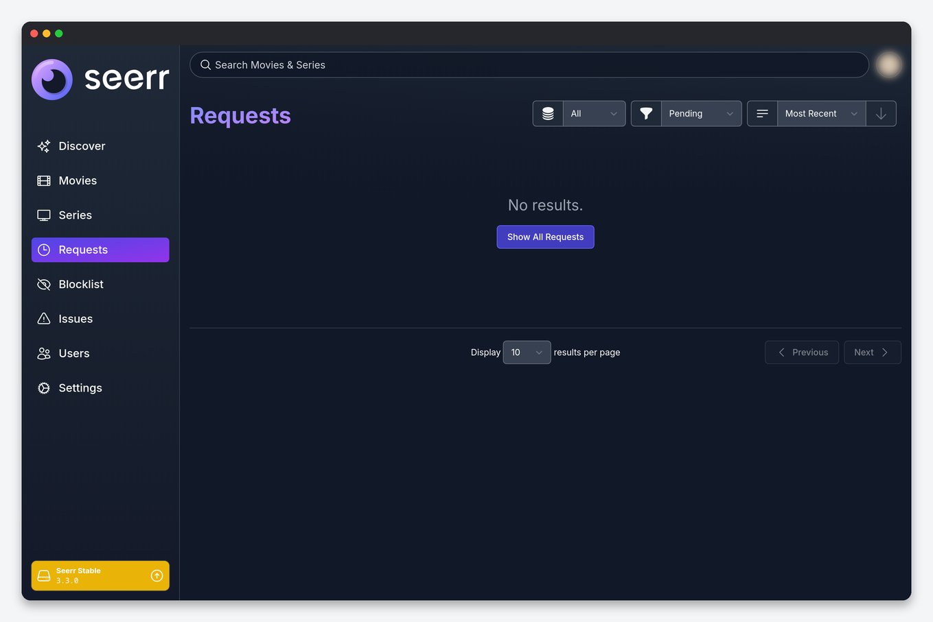 Seerr (Overseerr) Setup on a Seedbox: Requests for Plex and Jellyfin 4 Seerr Requests page on a seedbox with status filters