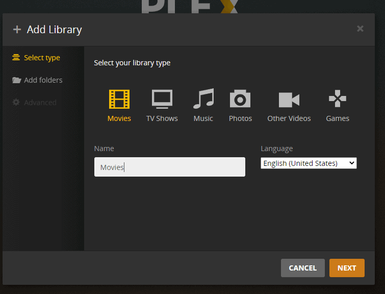 Setting Up Plex