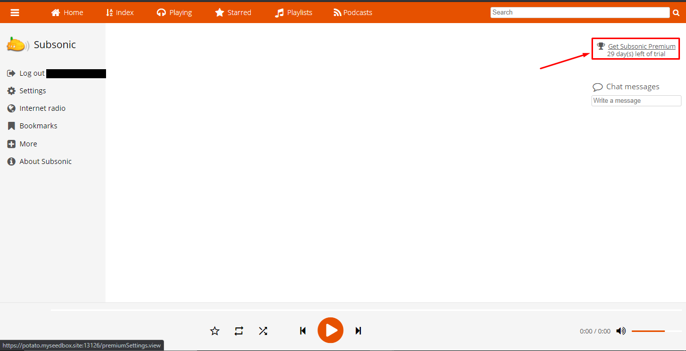 How To Use Subsonic With Your Evoseedbox
