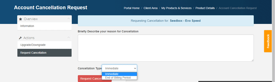 How To Terminate My Service