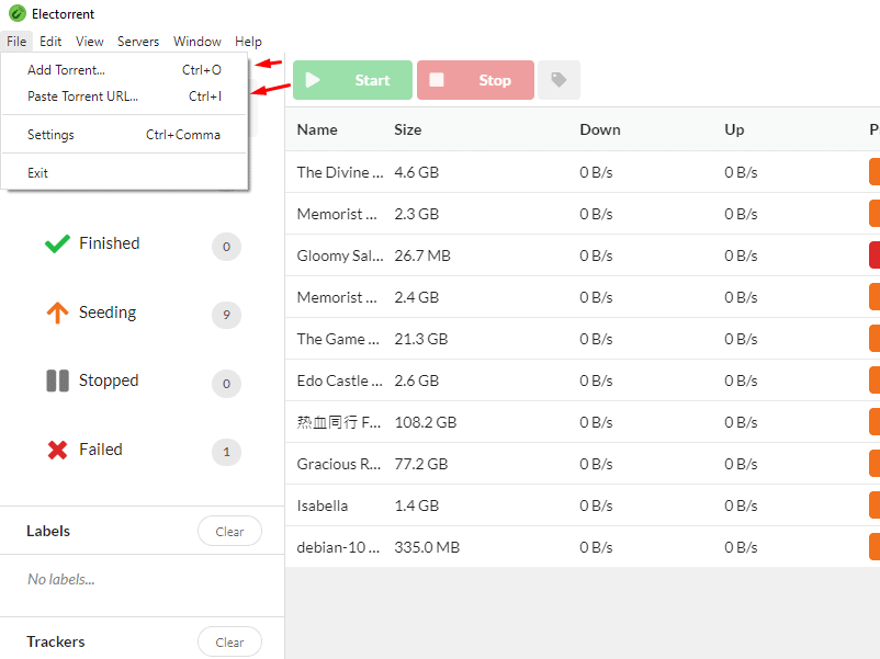 Using Electorrent As Torrent Client