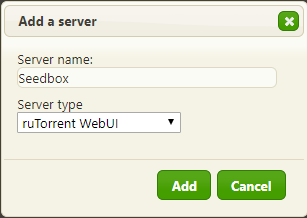 Chrome Remote Torrent Adder