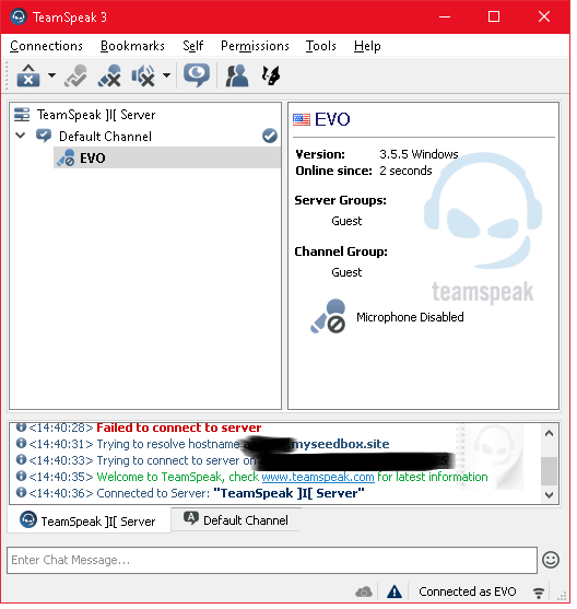 Setting Up Team Speak