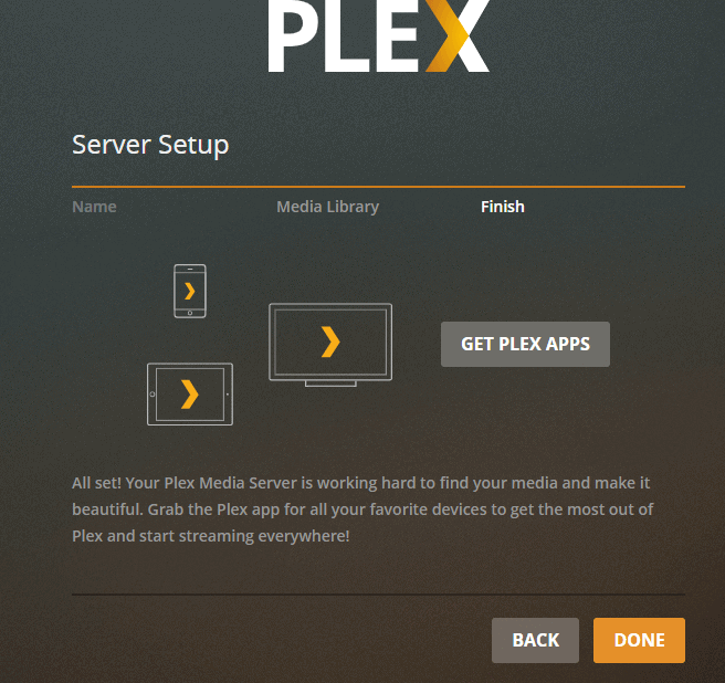 Setting Up Plex