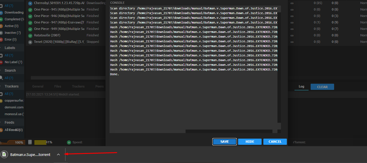 How To Create Torrents Using Rutorrent
