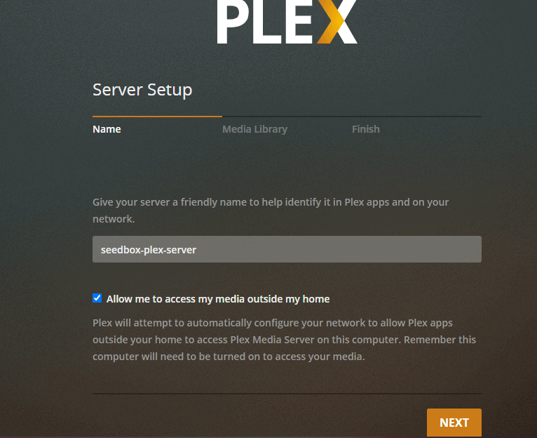 Setting Up Plex