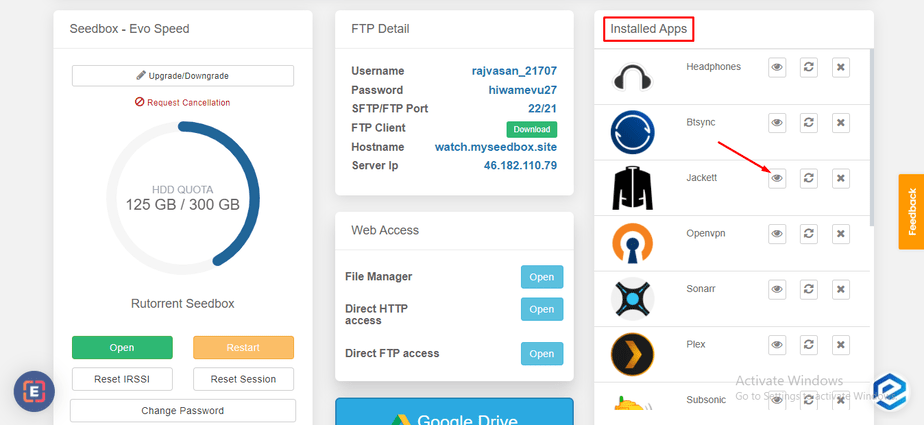 Getting Started With Seedbox One Click Installs