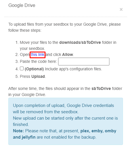 How To Transfer Files From Your Seedbox To Your Google Drive