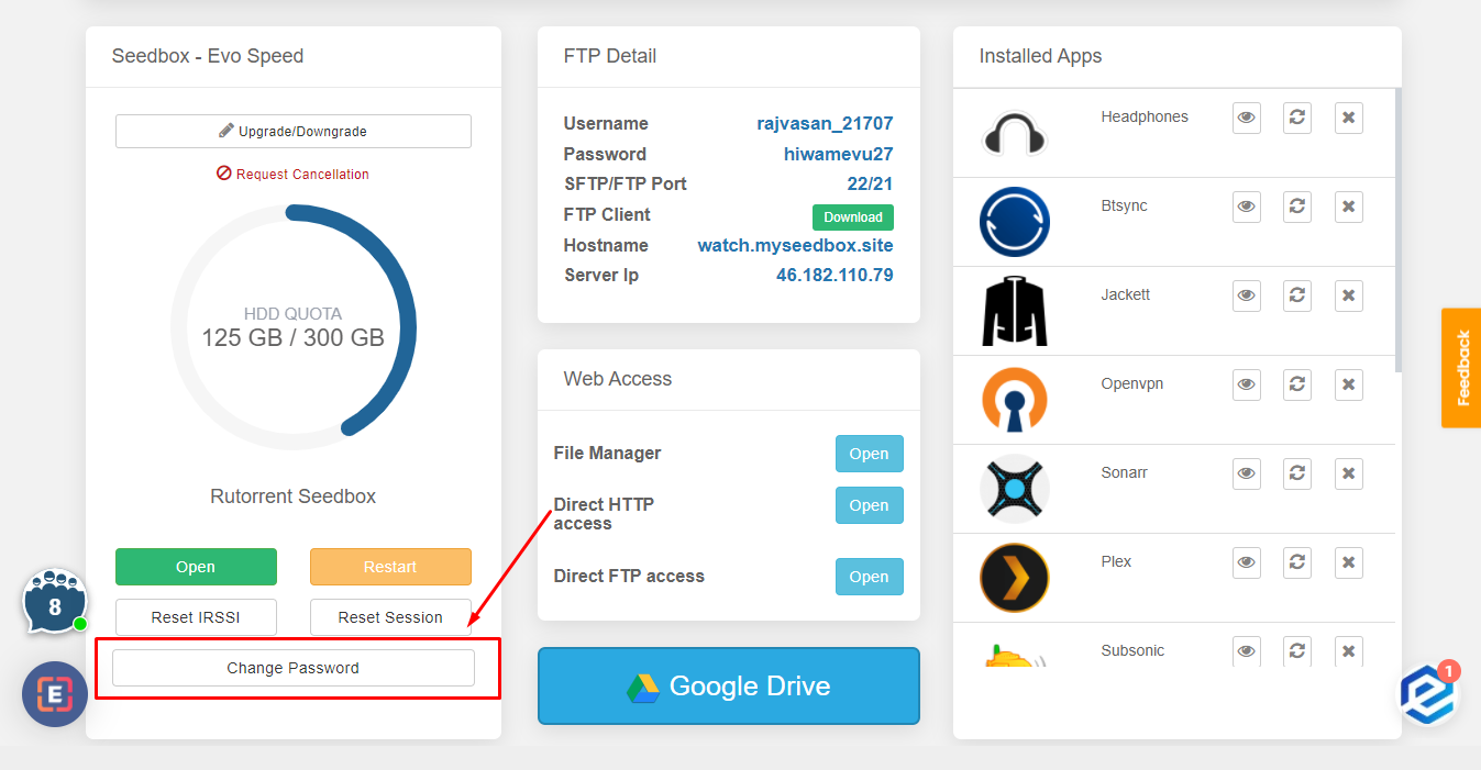 How to Change Your ruTorrent Client Password 2 How To Change Your Rutorrent Client Password