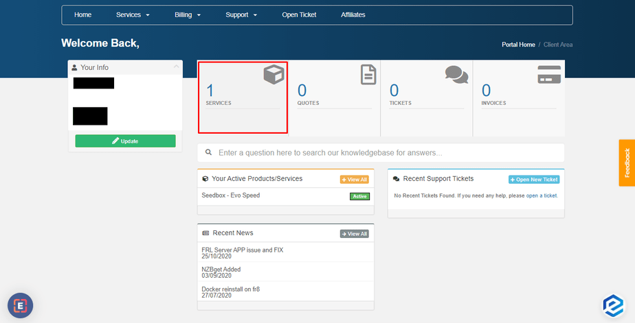 How To Use Your Seedbox Dashboard